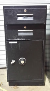Black Fire File Cabinet with Bottom Safe