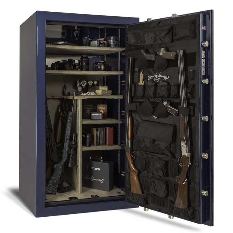 Open view of a BFX6636 American Security gun safe from Houston Safe and Lock