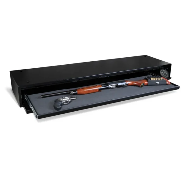Open view of a DV652 American Security single rifle gun safe from Houston safe and Lock